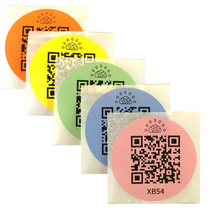 BoxBrain for Professional Organizers - 100 2" Round Smart Labels (Set of 5)